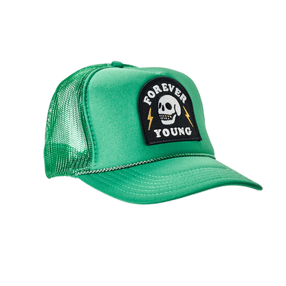 Forever Young Patch Trucker Hat