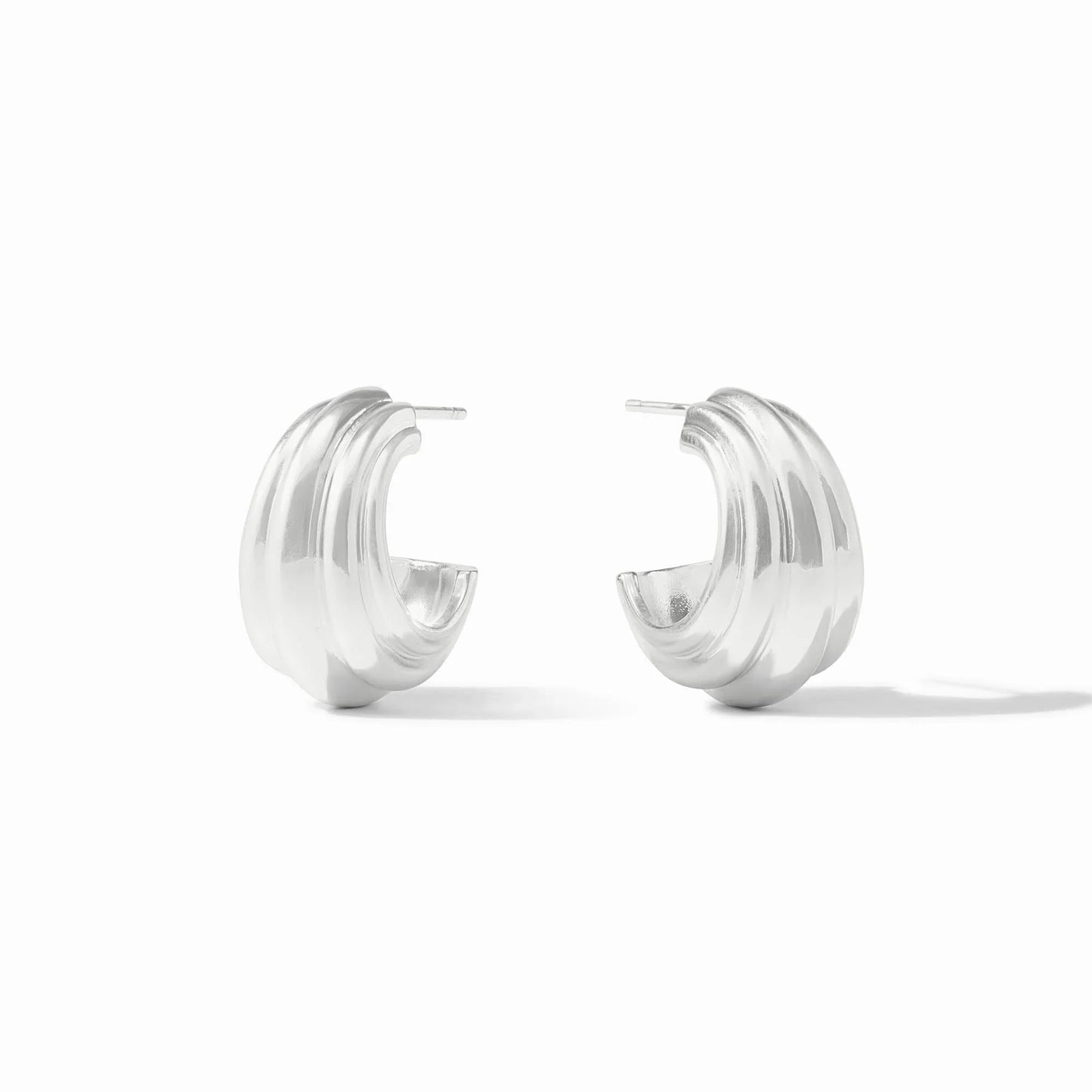 Portofino Statement Hoop - Silver