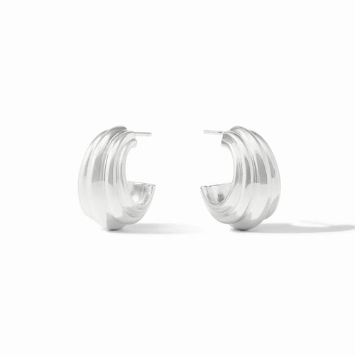 Portofino Statement Hoop - Silver