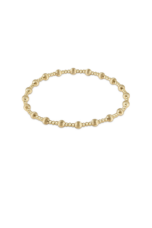 Hope Unwritten Dignity 4mm Bead Bracelet - Gold
