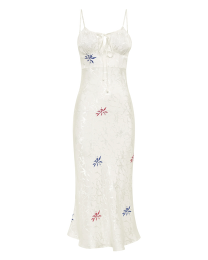 Rosa Midi Dress - White