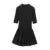 Elegant Pleated Mini Dress Women Brown O-Neck Sleeveless A Line High Waist Party Dresses  Fashion Casual New Zipper Robes