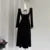 French Vintage Princess Evening Party Dresses Women Lace Patchwork Velvet Mini Dress A-line Korean Fashion Autumn Vestidos Mujer