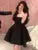 Elegant Short Dresses for Women Summer New Solid Spaghetti Strap A-line Evening Party Dress Prom Chic Clothing Vestidos Mujer