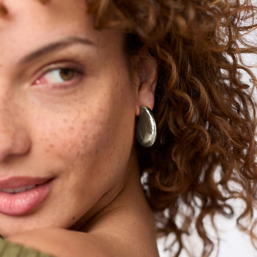 Solara Hoop - Silver