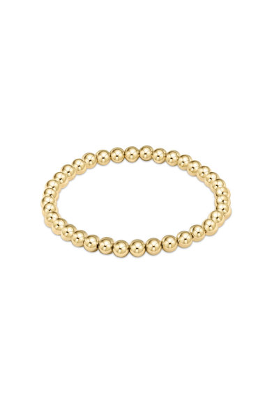 Classic Gold 5mm Bead Bracelet