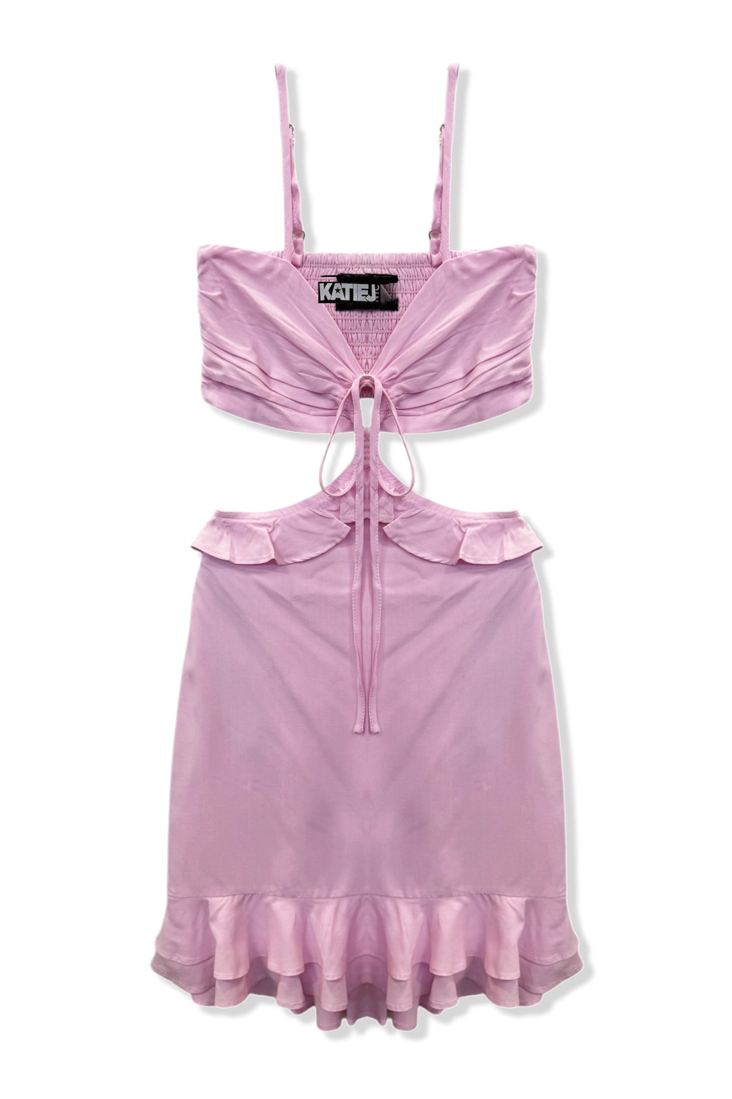 TWEEN ZARA CUTOUT SOLID DRESS - FINAL SALE