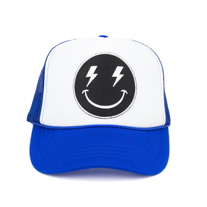 Kids Bolt Smiley Face Trucker Hat